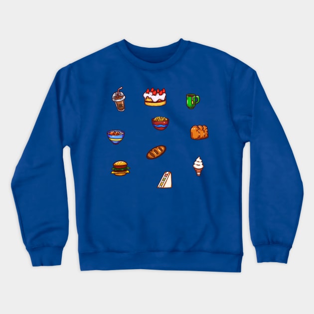 Foodie Things Crewneck Sweatshirt by Dearly Mu